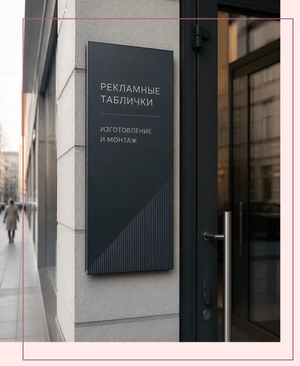 Рекламные таблички в Владикавказе по цене от 4639 р. | Аванза-Вкз